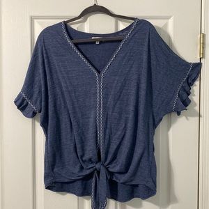 Max Studio, Womens Tie Top, Size M